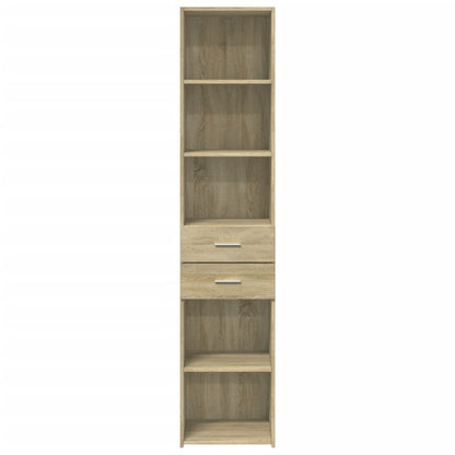 Credenza Rovere Sonoma 40x42,5x185 cm in Legno Multistrato