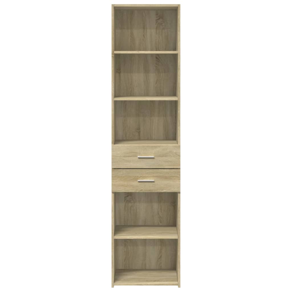 Credenza Rovere Sonoma 45x42,5x185 cm in Legno Multistrato