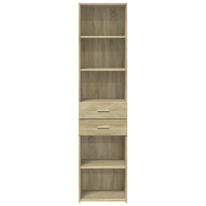 Credenza Rovere Sonoma 45x42,5x185 cm in Legno Multistrato