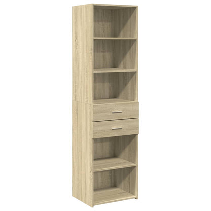 Credenza Rovere Sonoma 50x42,5x185 cm in Legno Multistrato - homemem39