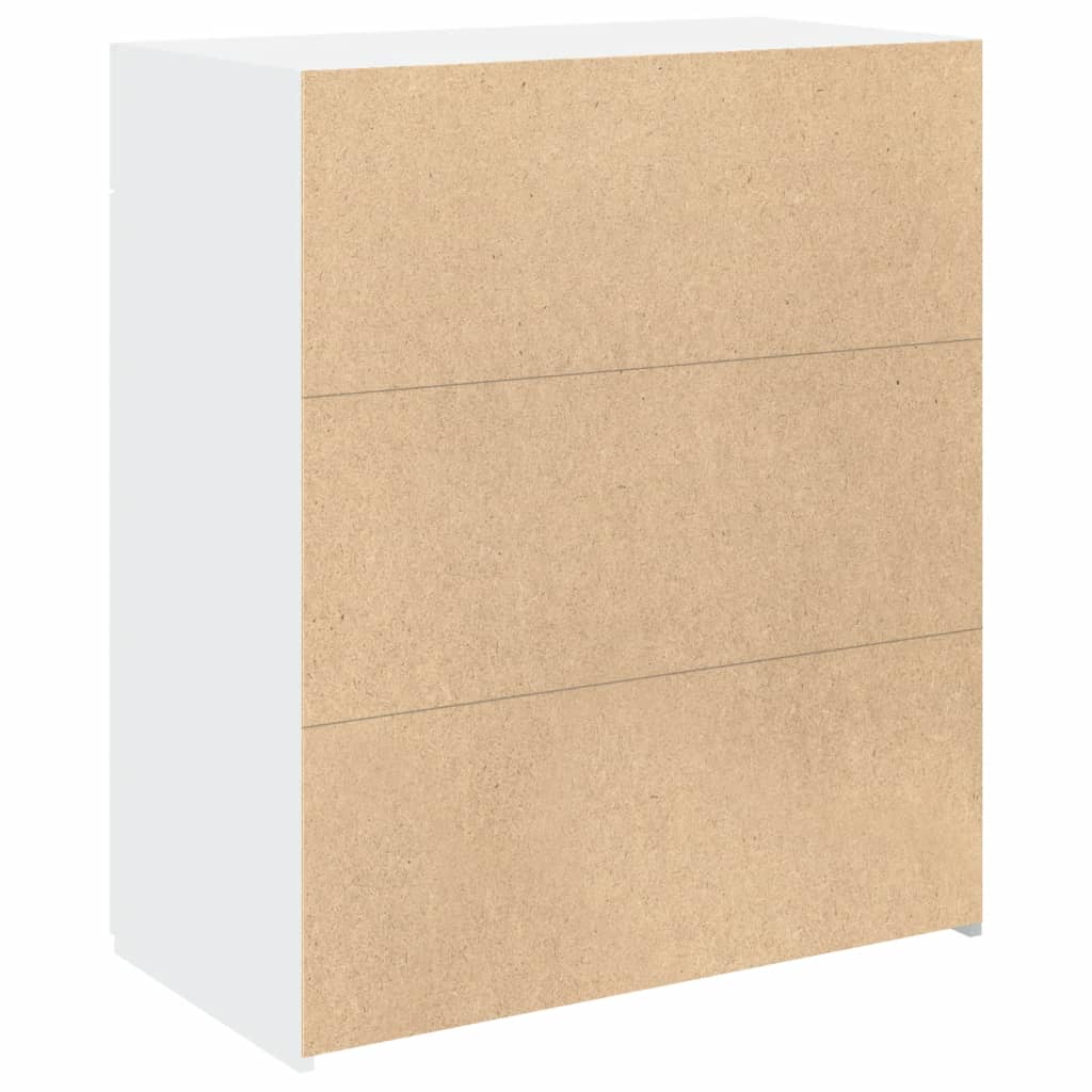 Credenza Bianca 80x42,5x93 cm in Legno Multistrato - homemem39