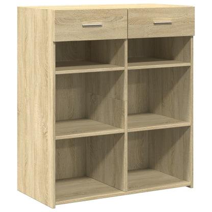 Credenza Rovere Sonoma 80x42,5x93 cm in Legno Multistrato - homemem39
