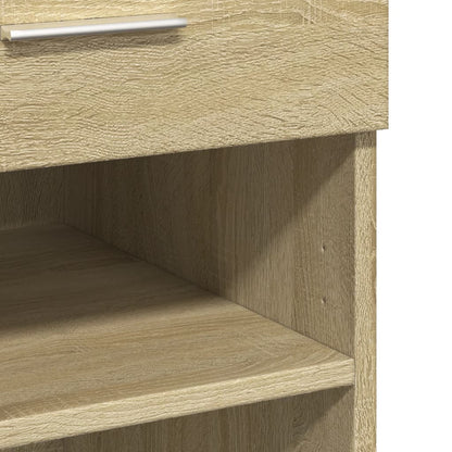 Credenza Rovere Sonoma 80x42,5x93 cm in Legno Multistrato