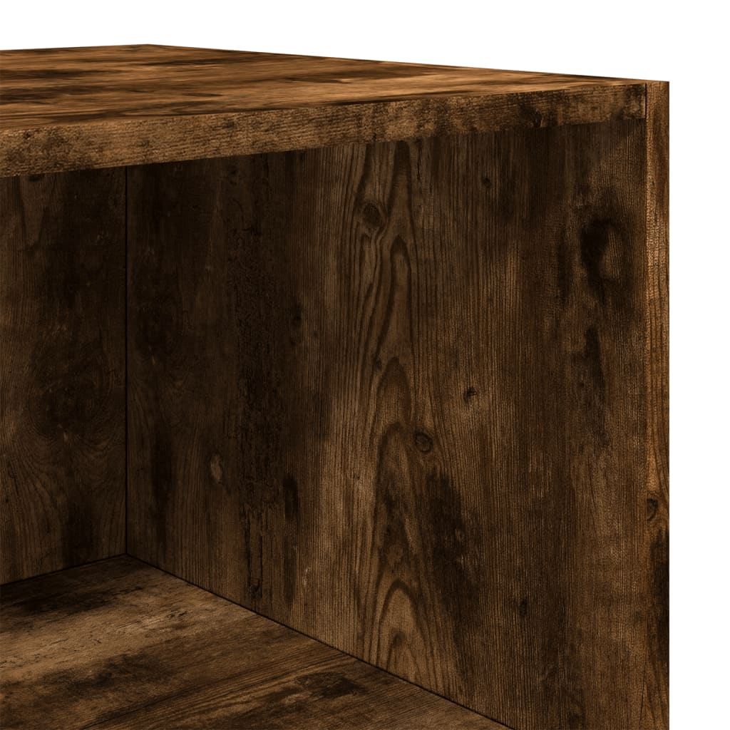 Credenza Rovere Fumo 40x41x185cm in Legno Multistrato