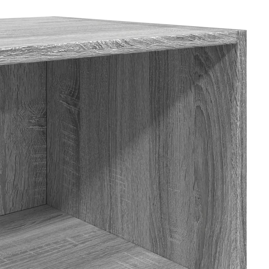 Credenza Grigio Sonoma 40x41x185cm in Legno Multistrato