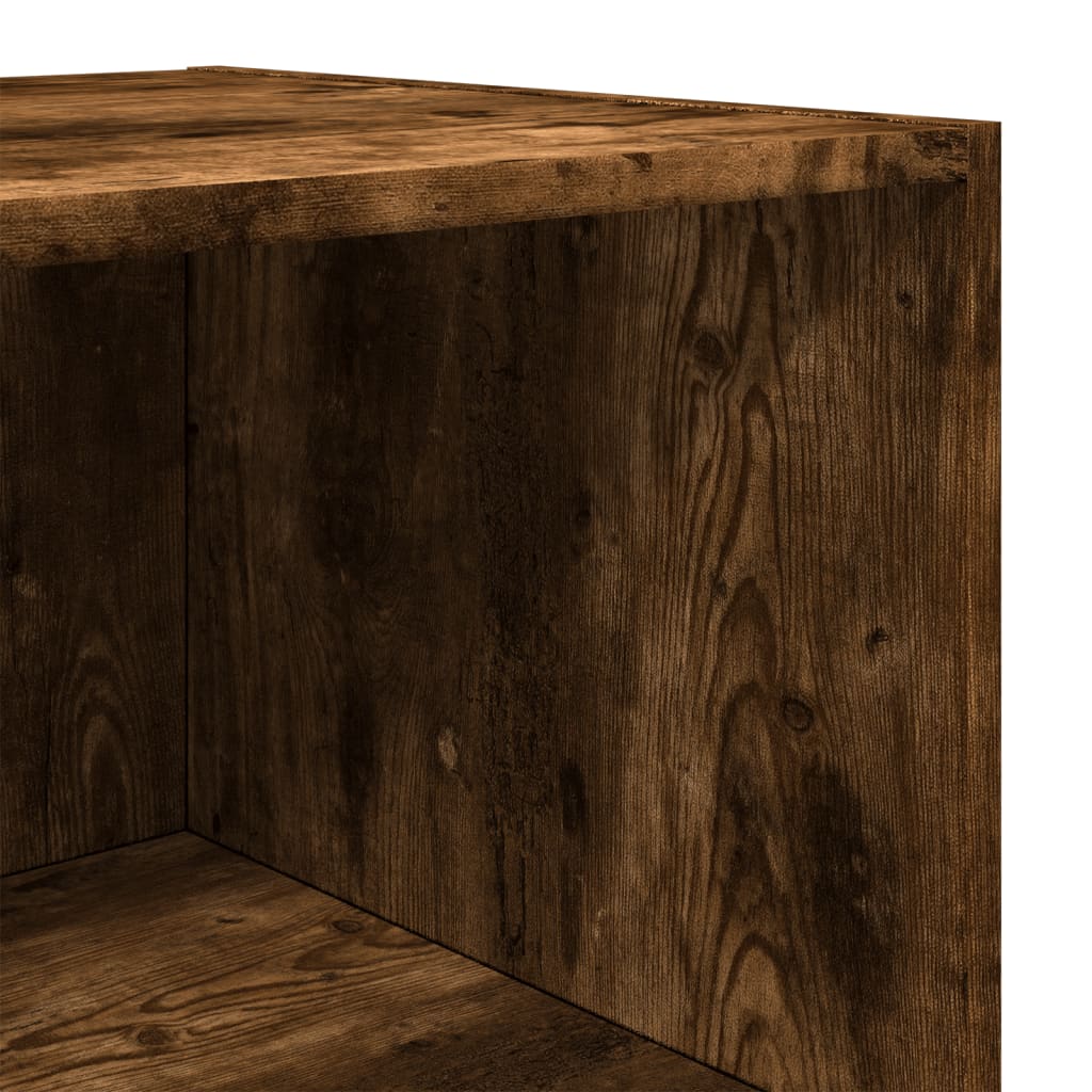 Credenza Rovere Fumo 45x41x185 cm in Legno Multistrato