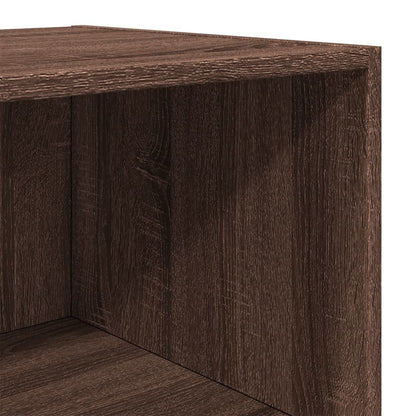 Credenza Rovere Marrone 45x41x185 cm in Legno Multistrato