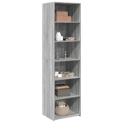 Credenza Grigio Sonoma 50x41x185 in Legno Multistrato