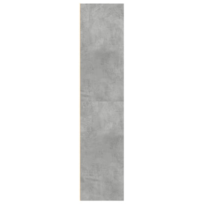 Credenza Grigio Cemento 70x41x185 cm in Legno Multistrato - homemem39