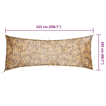 Rete Mimetica con Custodia di Conservazione 525x205 cm Sabbia | homemem39