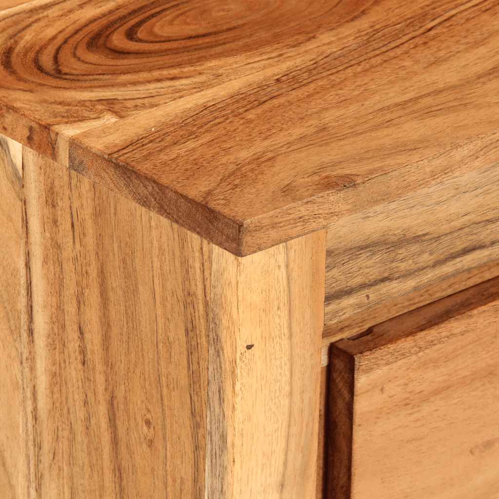 Cassettiera 55x33x75 cm in Legno Massello di Acacia | homemem39