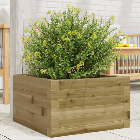 Garden Planter 40x40x23 cm in Impregnated Pine Wood