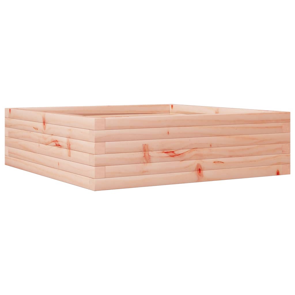 Fioriera da Giardino 80x80x23 cm in Legno Massello di Douglas