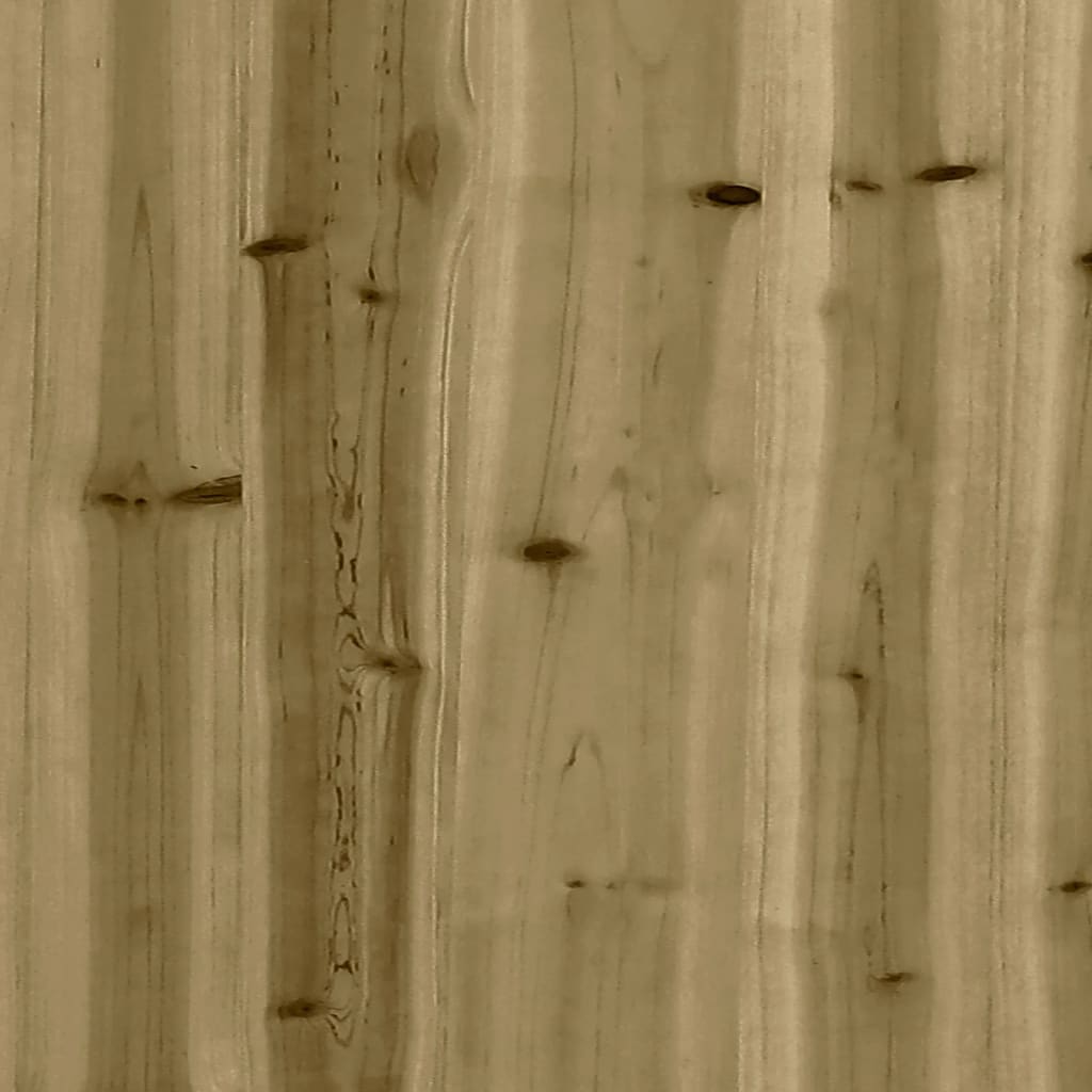 Fioriera da Giardino 80x80x23 cm in Legno di Pino Impregnato