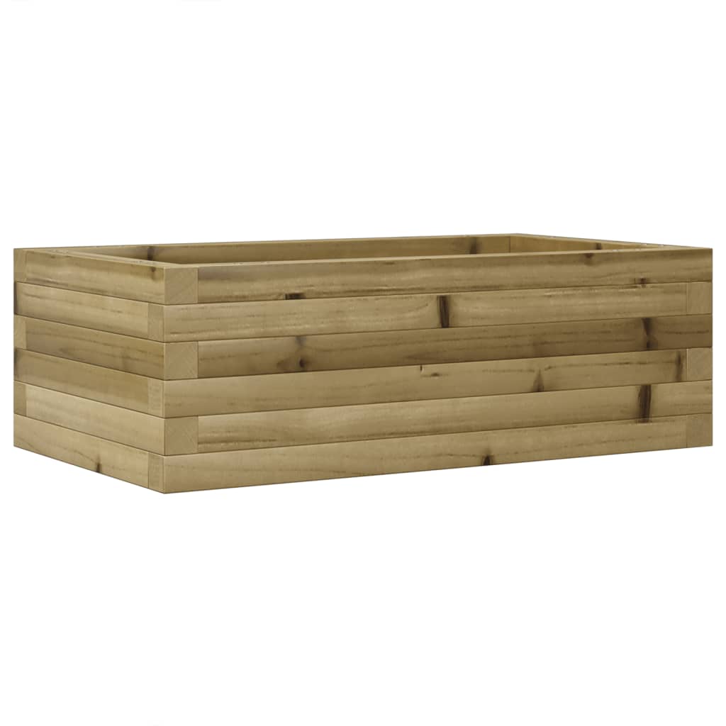 Fioriera da Giardino 70x40x23 cm in Legno di Pino Impregnato