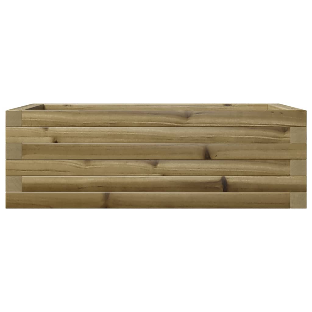 Fioriera da Giardino 70x40x23 cm in Legno di Pino Impregnato