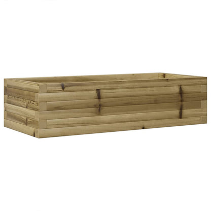 Fioriera da Giardino 90x40x23 cm in Legno di Pino Impregnato