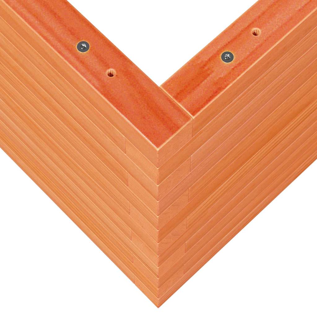 Fioriera Giardino Marrone Cera 70x40x45,5cm Legno Massello Pino