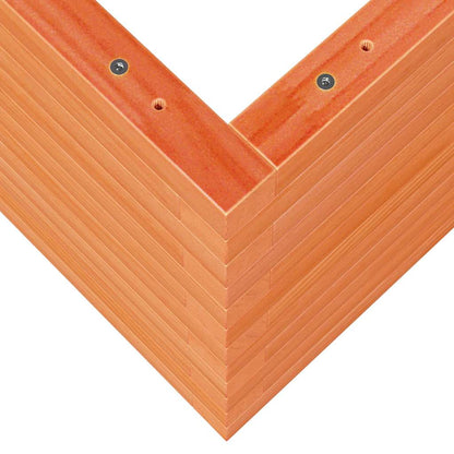 Fioriera Giardino Marrone Cera 70x40x45,5cm Legno Massello Pino