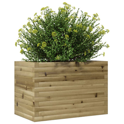 Fioriera da Giardino 70x40x45,5 cm in Legno di Pino Impregnato