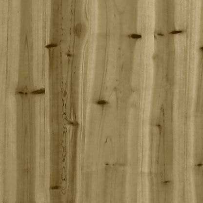 Fioriera da Giardino 70x40x45,5 cm in Legno di Pino Impregnato