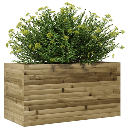 Fioriera da Giardino 90x40x45,5 cm in Legno di Pino Impregnato