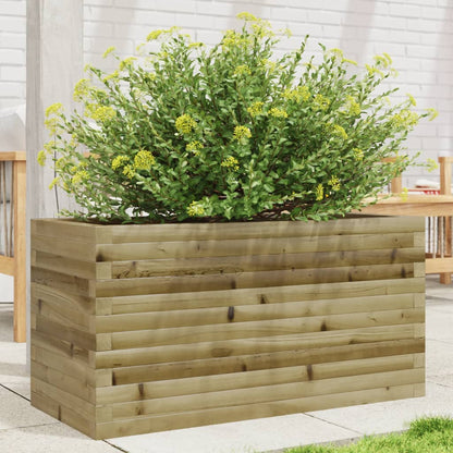 Fioriera da Giardino 90x40x45,5 cm in Legno di Pino Impregnato