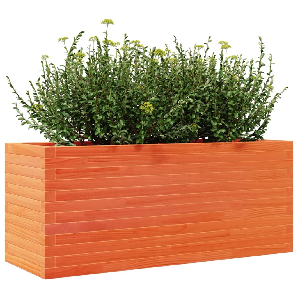 Fioriera Giardino 110x40x45,5cm Legno Massello Pino