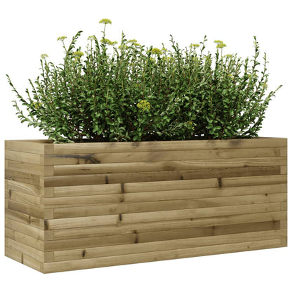 Fioriera da Giardino 110x40x45,5 cm in Legno di Pino Impregnato