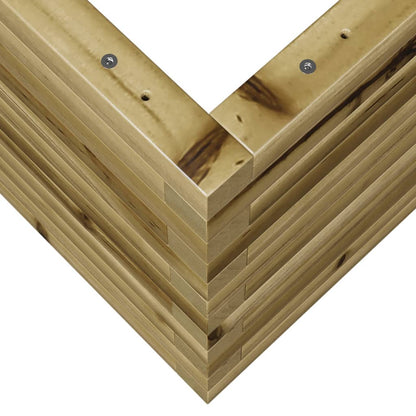 Fioriera da Giardino 110x40x45,5 cm in Legno di Pino Impregnato