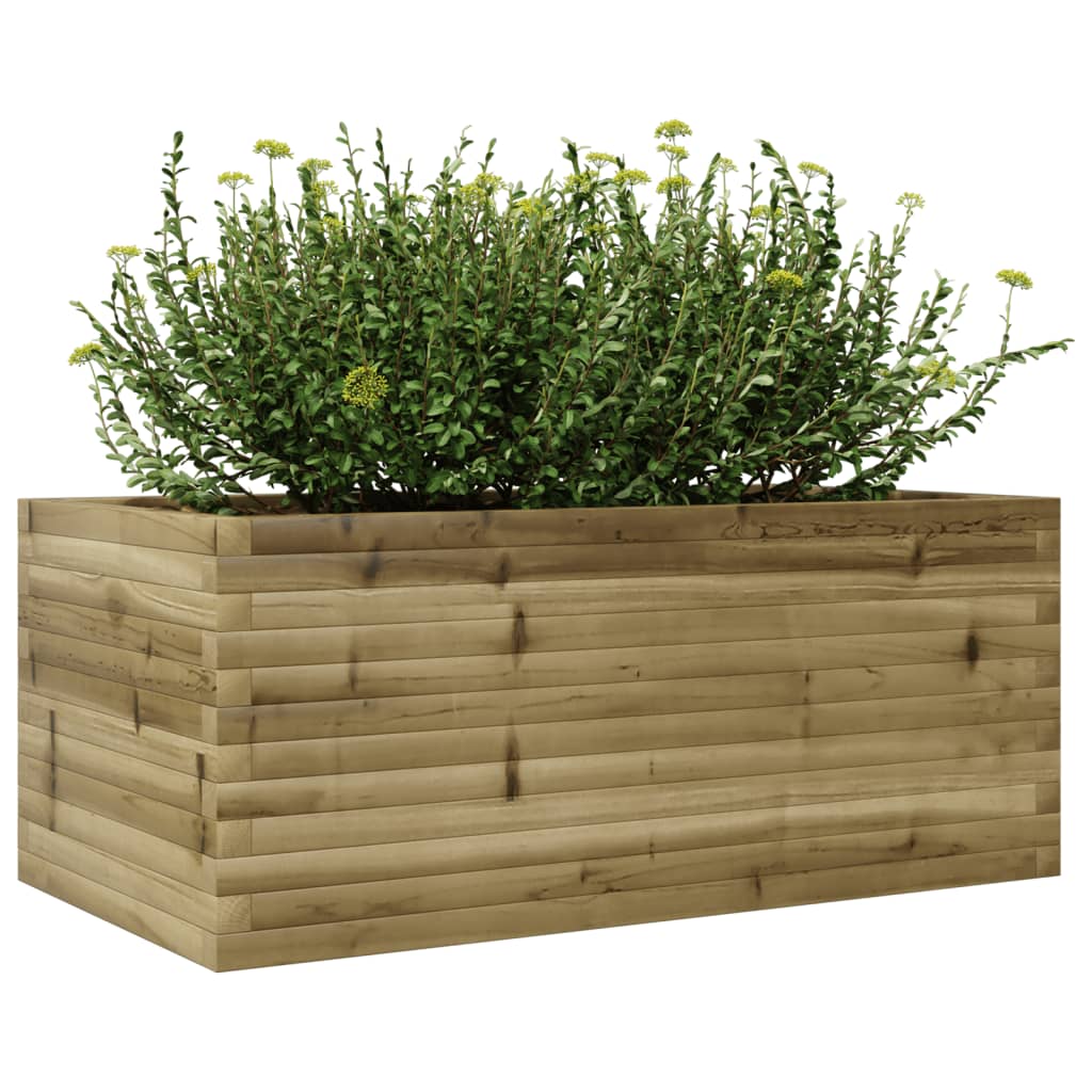 Fioriera da Giardino 110x60x45,5 cm in Legno di Pino Impregnato