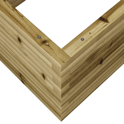 Fioriera da Giardino 110x60x45,5 cm in Legno di Pino Impregnato