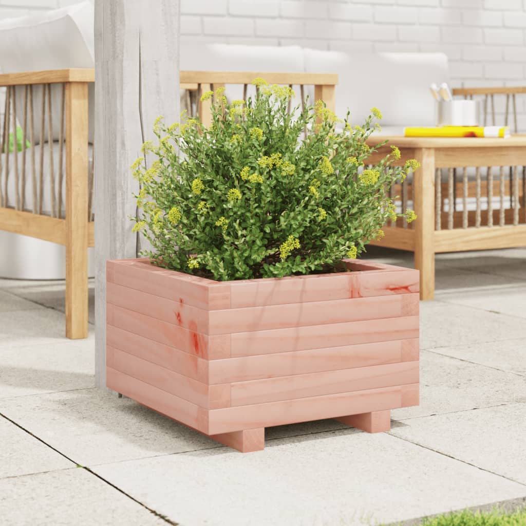 Fioriera da Giardino 40x40x26,5 cm in Legno Massello di Douglas