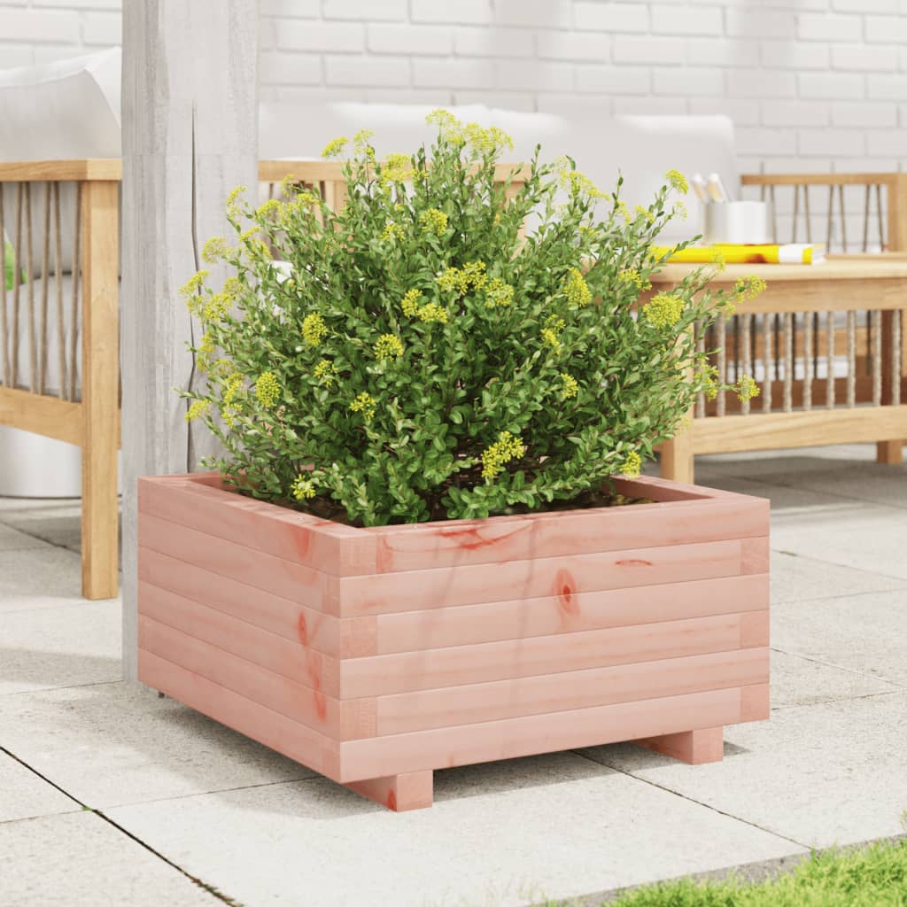 Fioriera da Giardino 50x50x26,5 cm in Legno Massello di Douglas