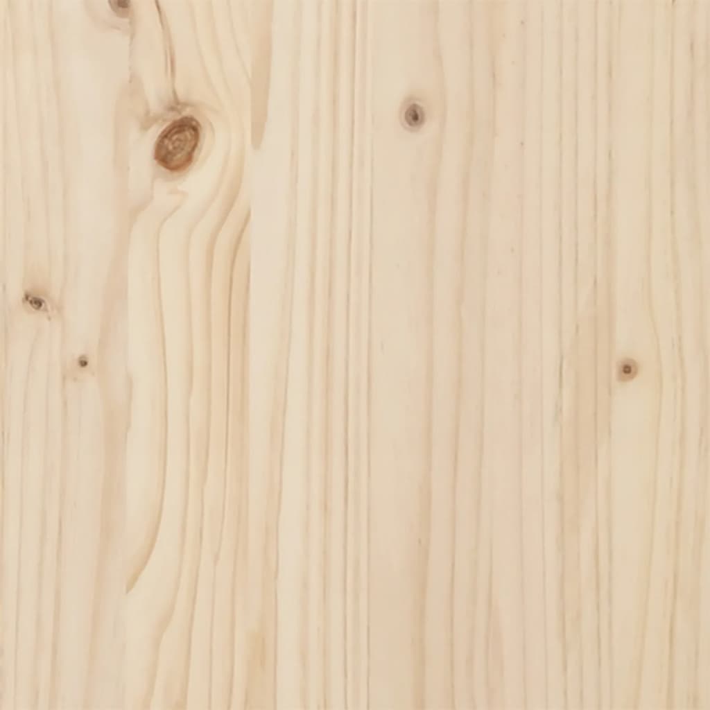 Fioriera da Giardino 60x60x26,5 cm in Legno Massello di Pino