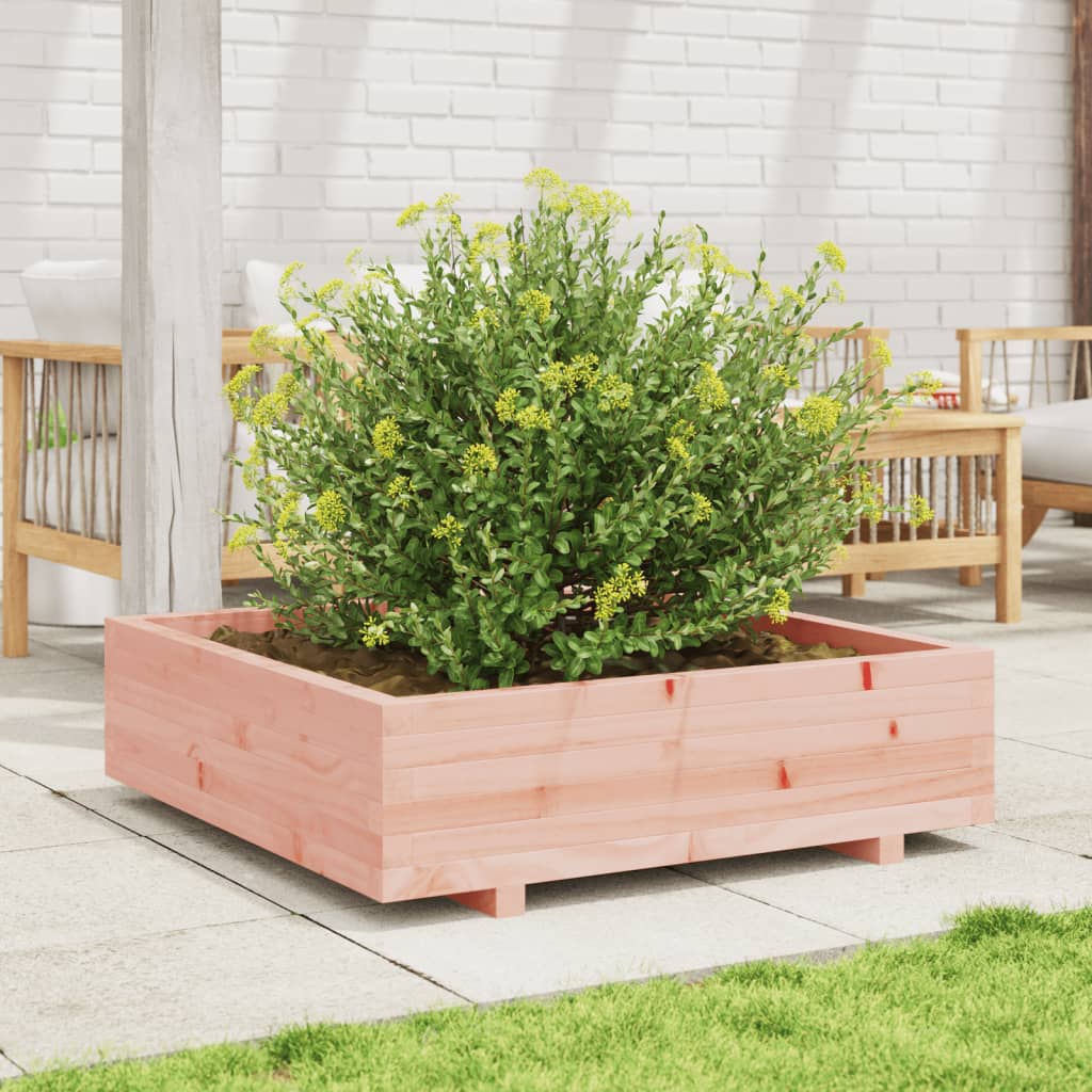 Fioriera da Giardino 90x90x26,5 cm in Legno Massello di Douglas