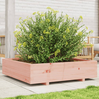 Fioriera da Giardino 100x100x26,5 cm Legno Massello di Douglas