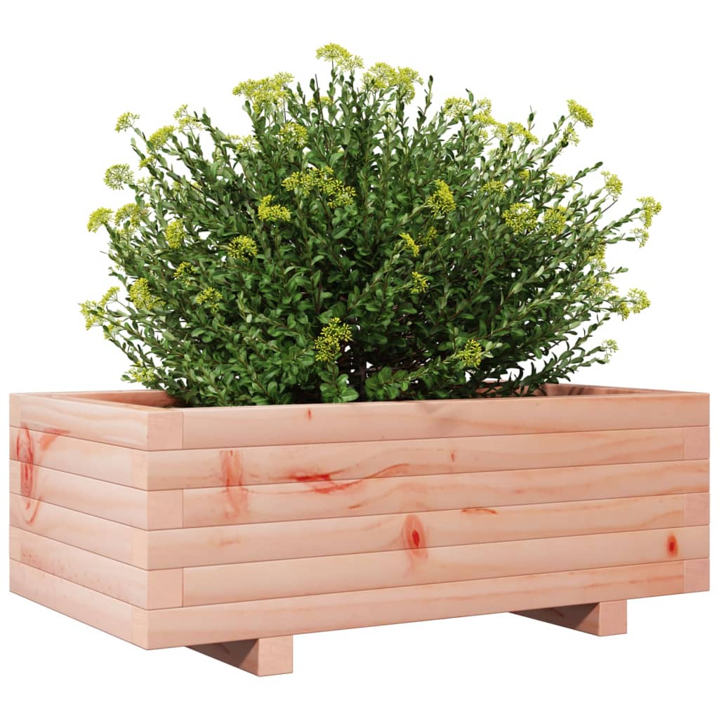 Garden planter 70x40x26.5 cm in solid Douglas wood