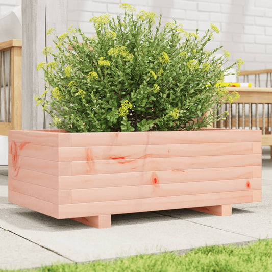 Garden planter 70x40x26.5 cm in solid Douglas wood