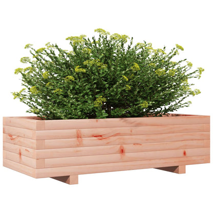 Garden planter 90x40x26.5 cm in solid Douglas wood