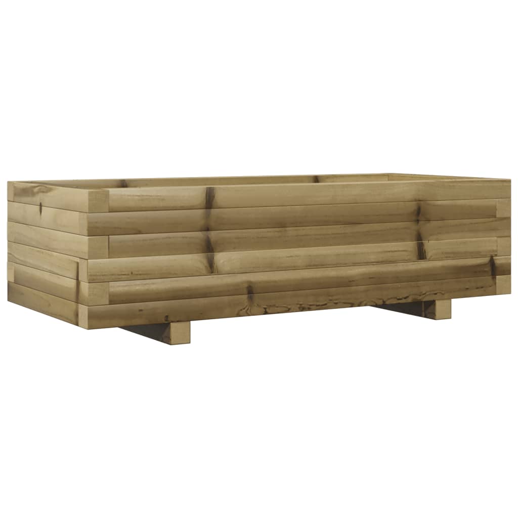 Fioriera da Giardino 90x40x26,5 cm in Legno di Pino Impregnato