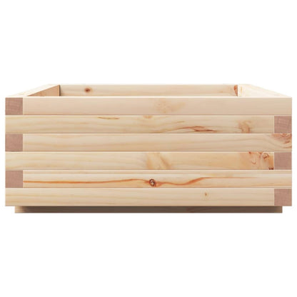 Garden planter 90x60x26.5 cm in solid pine wood