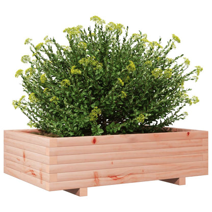 Garden planter 90x60x26.5 cm in solid Douglas wood