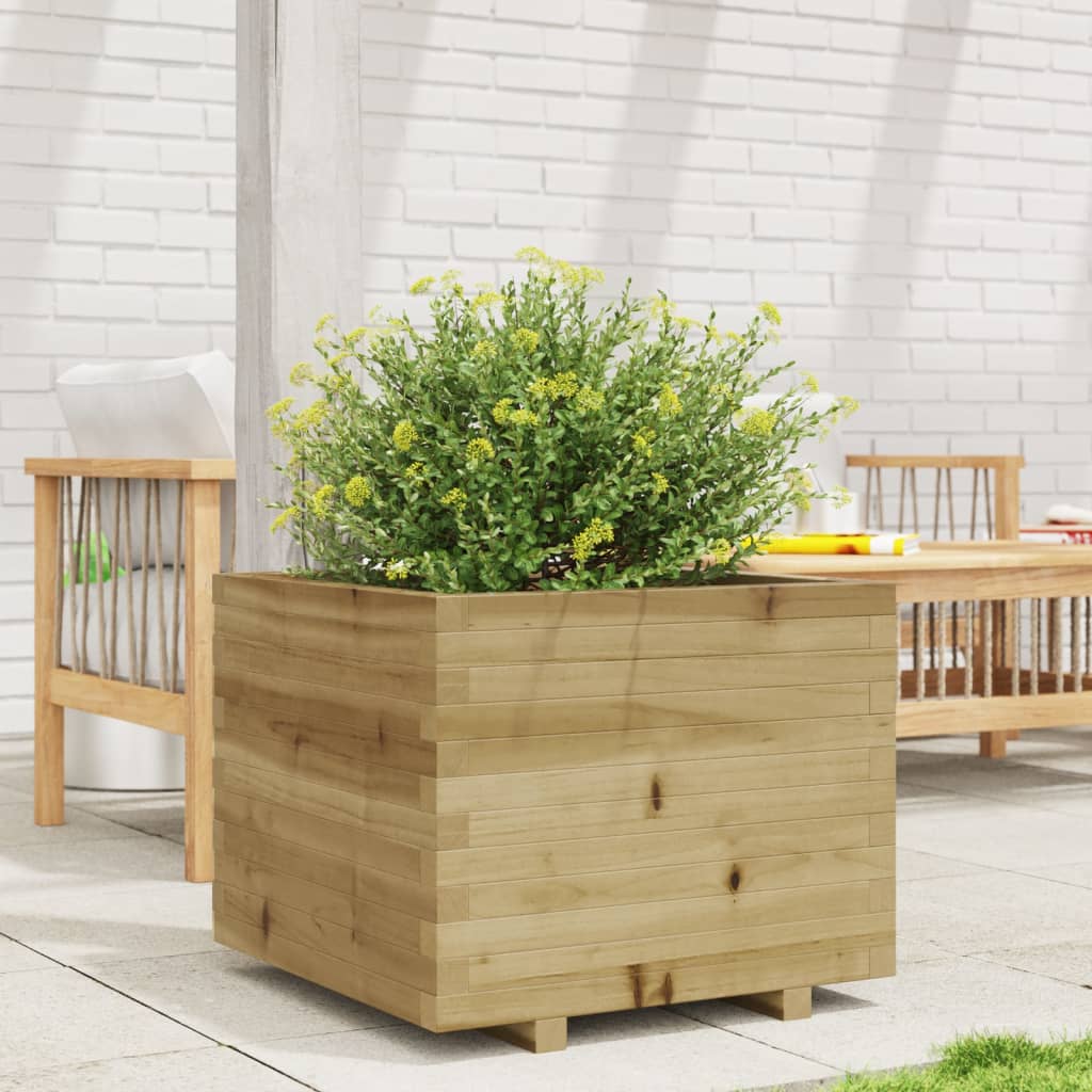 Garden Planter 60x60x49.5 cm in Impregnated Pine Wood