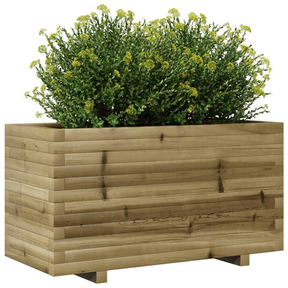 Fioriera da Giardino 90x40x49,5 cm in Legno di Pino Impregnato