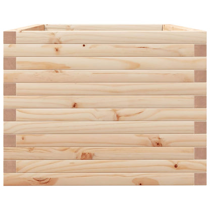 Garden planter 90x60x49.5 cm in solid pine wood