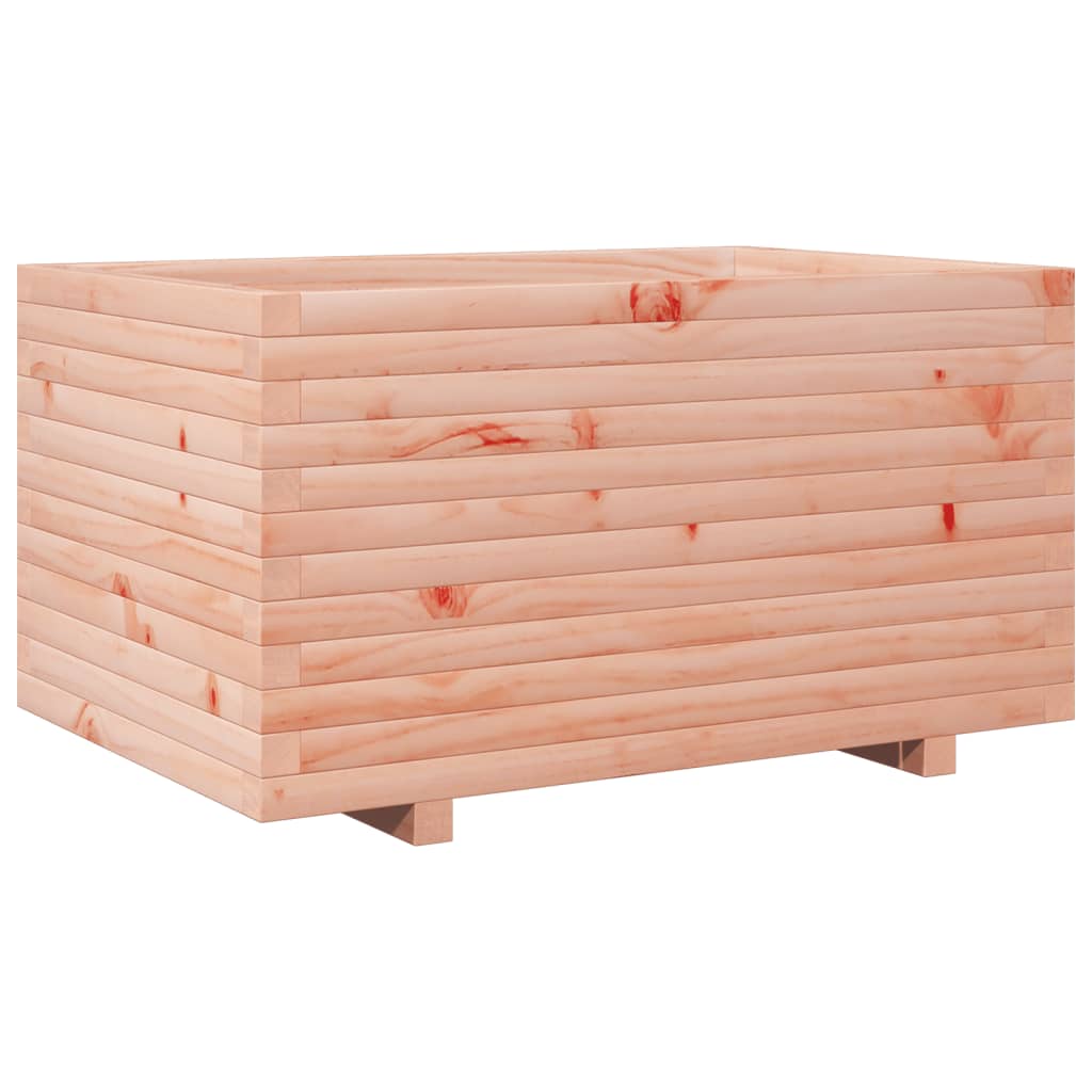 Garden planter 90x60x49.5 cm in solid Douglas wood