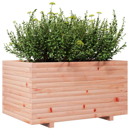 Garden planter 90x60x49.5 cm in solid Douglas wood