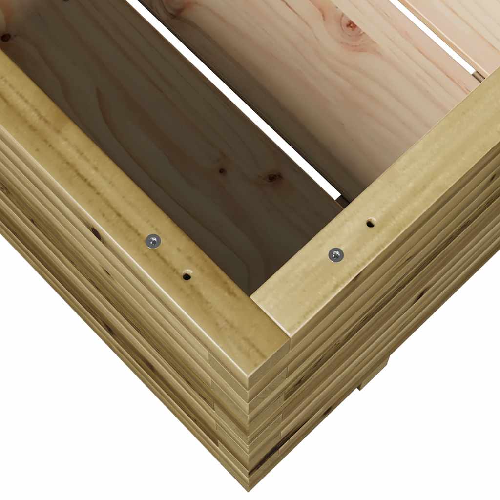 Fioriera da Giardino 90x60x49,5 cm in Legno di Pino Impregnato