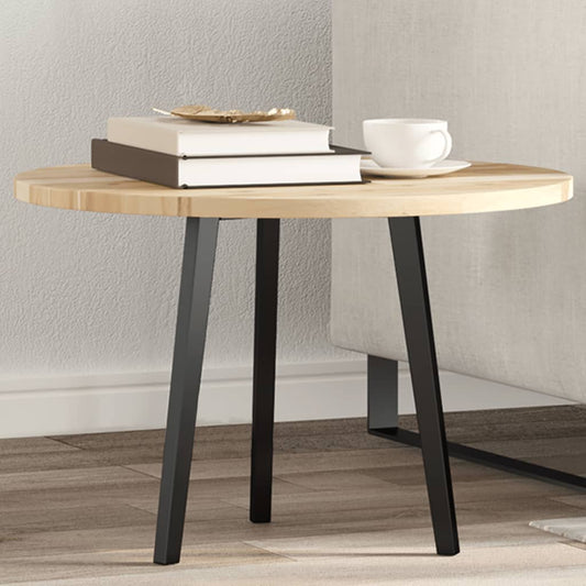 Piano Tavolo Rotondo Ø60x2 cm in Legno Massello di Acacia